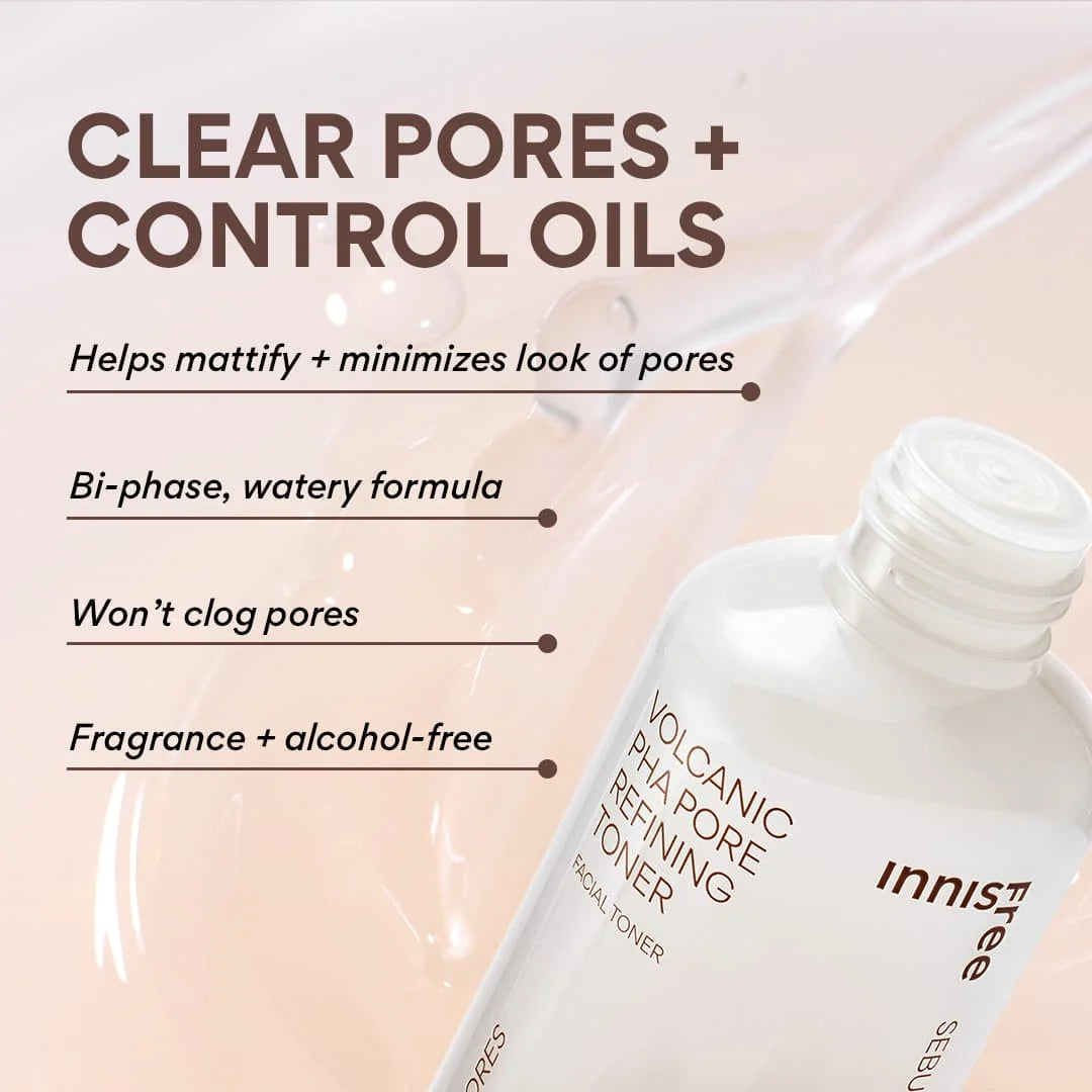 Volcanic PHA Pore Refining Toner