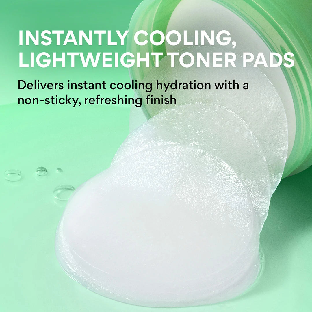 Green Tea Panthenol Calming Toner Pads